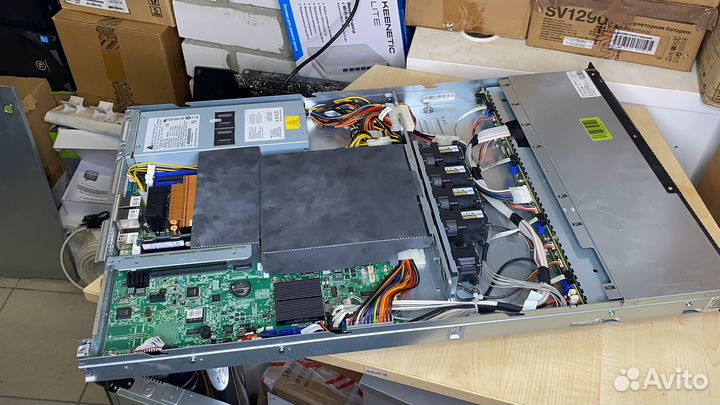 Сервер 1U Hyperion RS125 G4 2620x2/16Гб/1U опт/ро