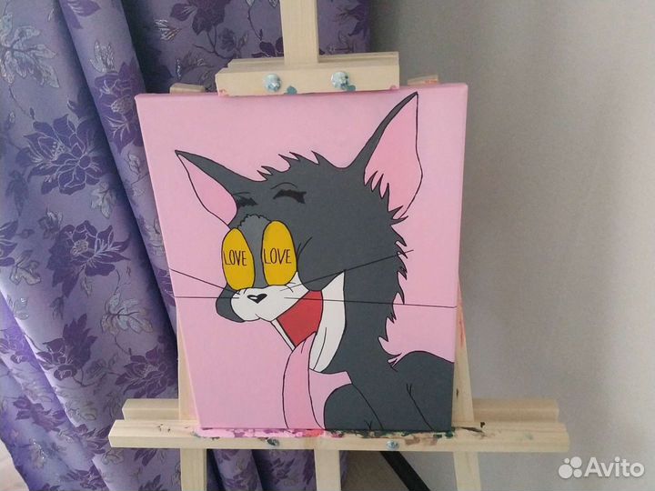 Картина из серии том и джерри