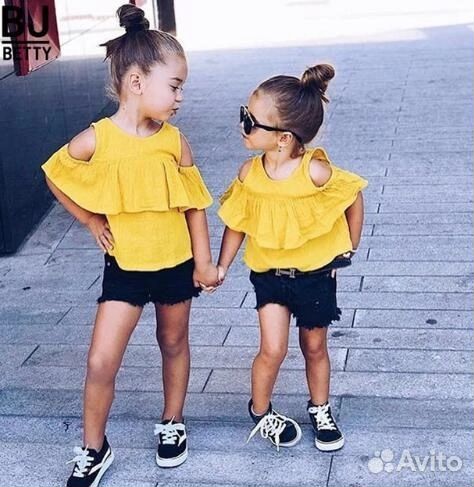 Летний комплект для девочки 110
