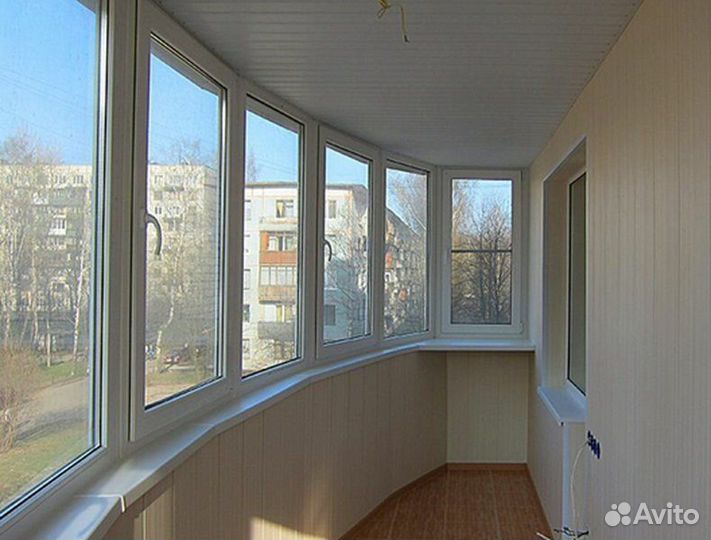 Остекление балконов и лоджий. Отделка балконов