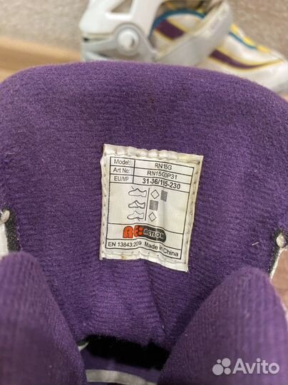 Роликовые коньки для девочки, 31-36 размер