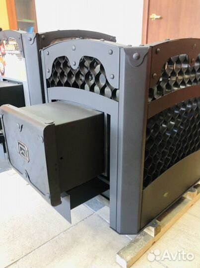 Чугунная печь для бани Былина-сетка 12Ч