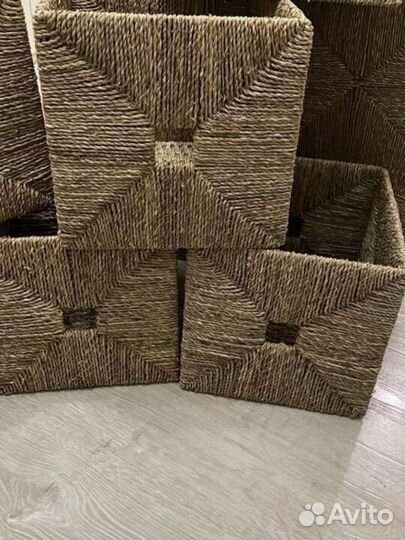 Стеллажи металлические и корзины Икея