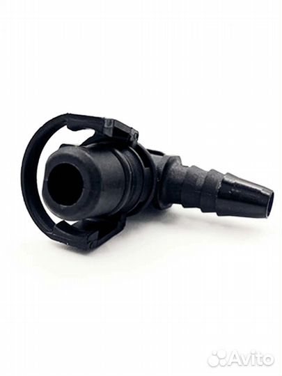 Штуцер обогрева корпуса дросселя от термостата