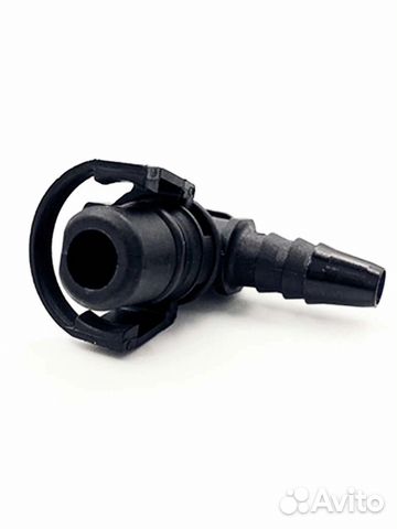 Штуцер обогрева корпуса дросселя от термостата