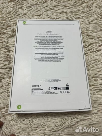 iPad pro 11 M2 2022 128gb grey новый запечатанный