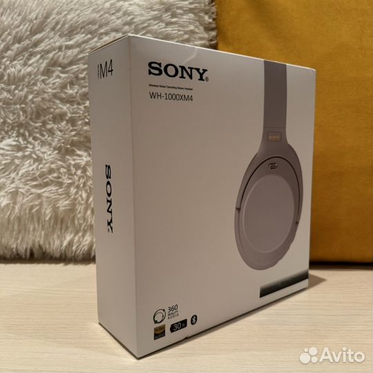 Беспроводные наушники Sony WH-1100XM4 (серые)