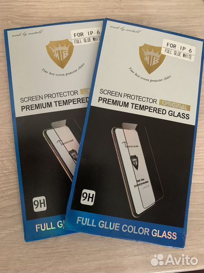 Защитное стекло на iPhone 6