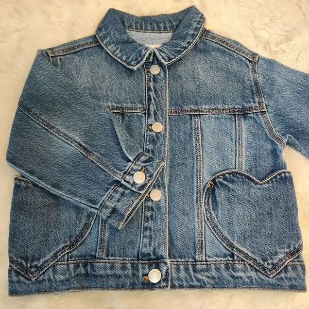 Джинсовая куртка zara для девочки