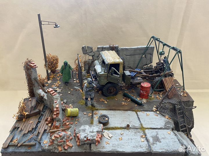 Диорама сталкер 1/35
