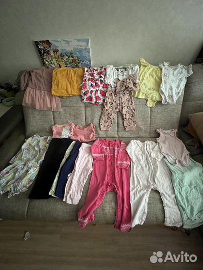 Большой пакет одежды+обувь на девочку