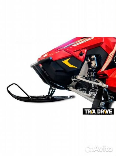 Бампер передний для снегохода Polaris Axys