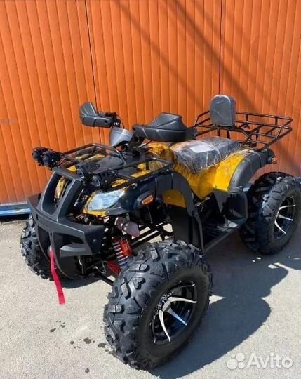 Квадроцикл Grizzly 300cc желтый кмф