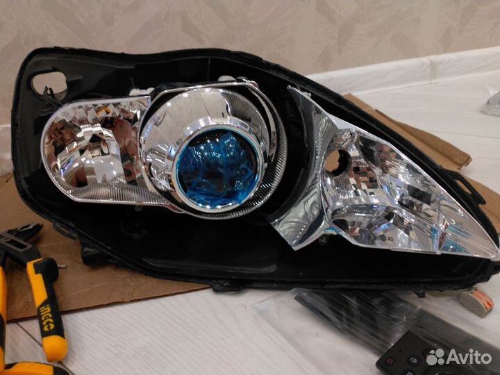 Фары форд фокус 2 рестайлинг BI LED aoozum a15