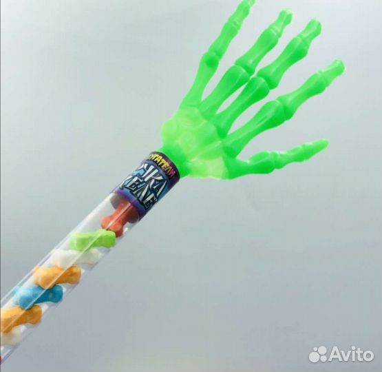 Драже сахарное Рука скелета Пугатели блок 30 шт