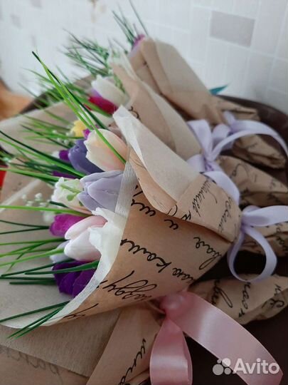 Букет из мыла 