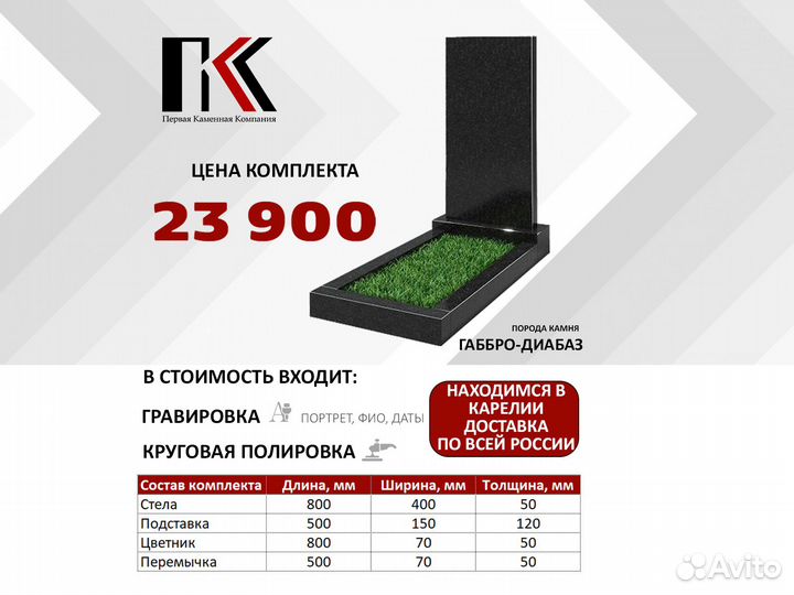 Памятники от производителя