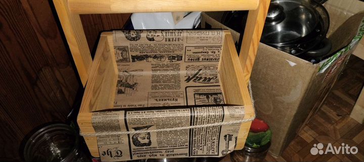 Ящик деревянный для подарка