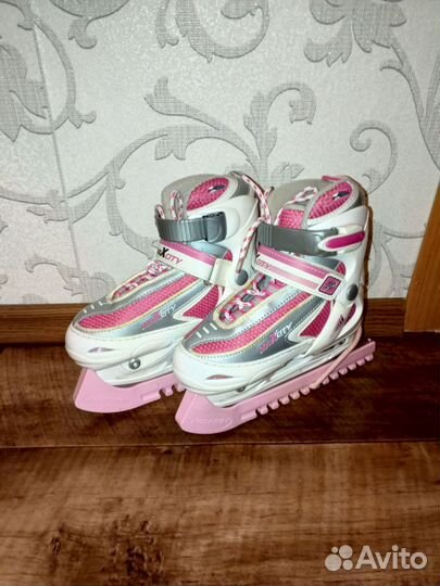 Коньки раздвижные 30-33