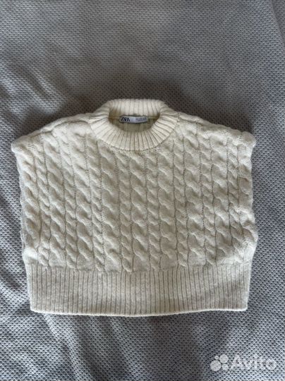 Жилет вязаный Zara