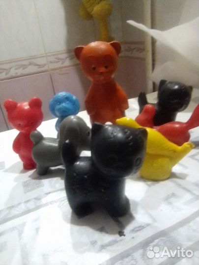 Игрушки пластик и резиновые СССР