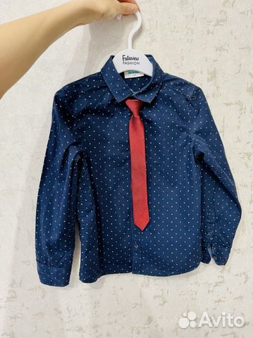 Рубашка с галстуком детская для мальчика