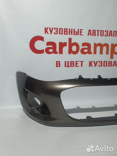 Передний бампер на LADA Kalina 2 кориандр 790