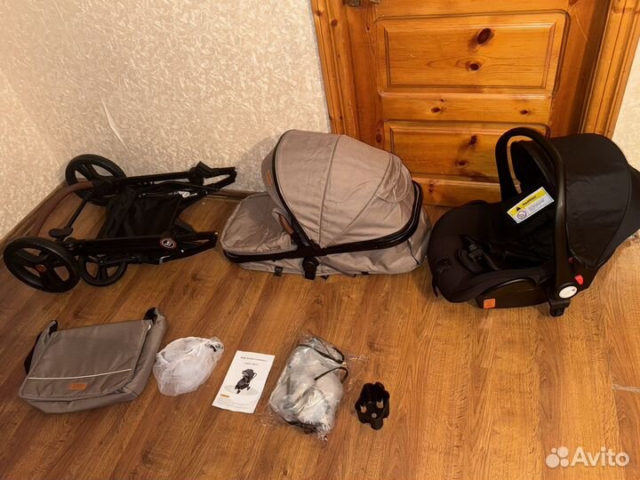 Коляска новая 3в1 всесезонная