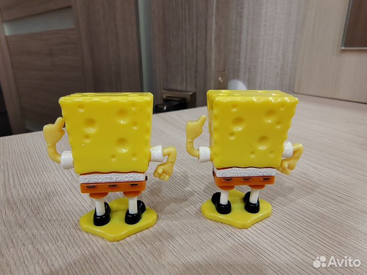 Игрушки из киндера губка боб