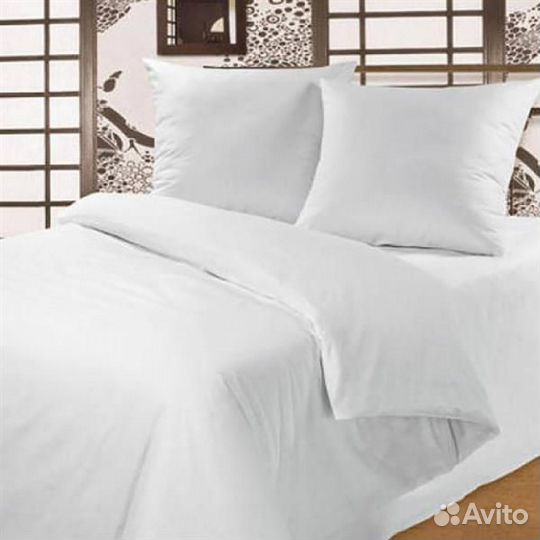 Белое постельное белье из бязи 110г