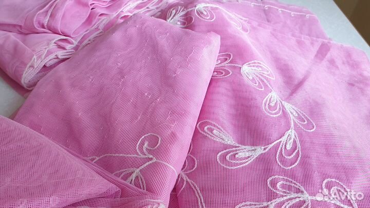 Комплект-Набор Шторы-Тюль-Занавески вышивкой СССР