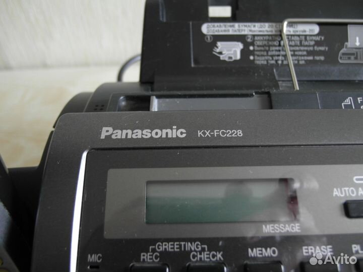 Телефон факс Panasonic KX-FC 228