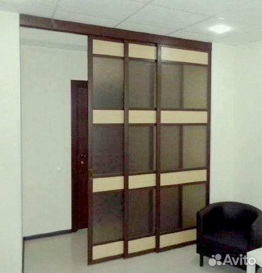 Раздвижная каскадная перегородка