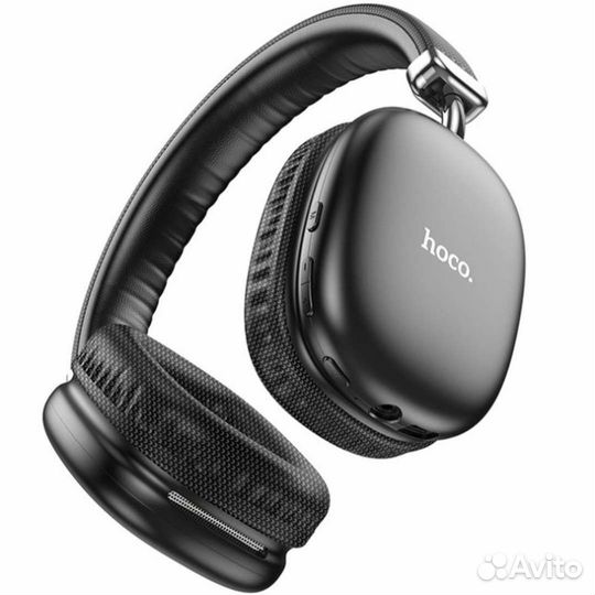 Накладные беспроводные наушники hoco черные