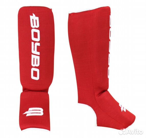 Щитки на голень BoyBo красные (M)