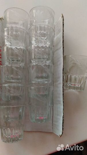 Фужеры, рюмки, стопки, салатники, подсвечники