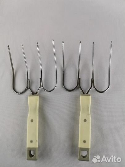 2 вилки тостерные большие из Англии 1980 г