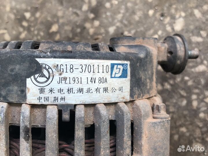 Генератор на Geely FC (Vision) 1.8л. 2008 г