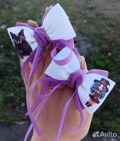 Яркие банты на праздник Осени