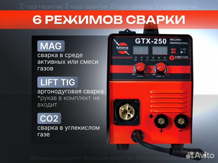 Сварочный полуавтомат katana GTX 250