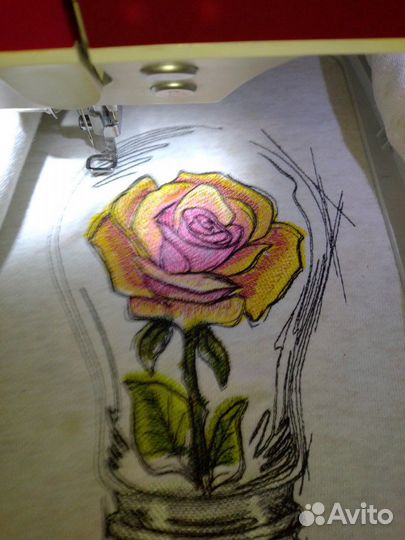 Машинная вышивка