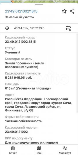 Участок 6,2 сот. (ИЖС)