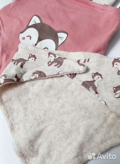 Слюнявчики 3шт C&A (Нидерланды)