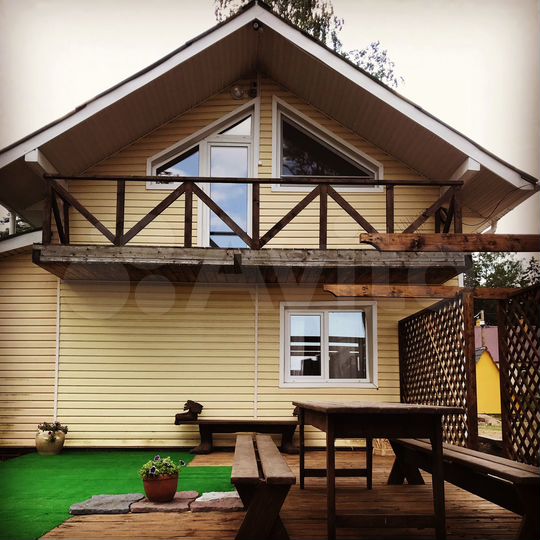 Коттедж 130 м² на участке 80 сот.