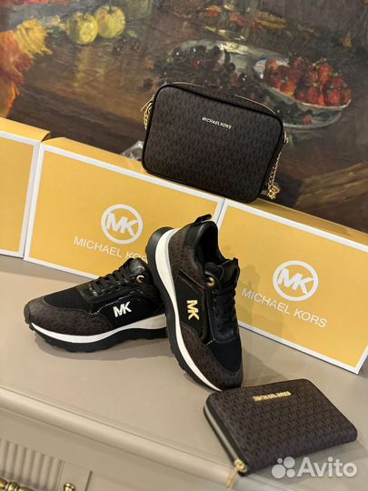 Комплект кеды Michael Kors 3 вещи(клатч, шоппер)