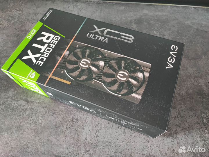 Видеокарта evga RTX 3070 XC3 ultra