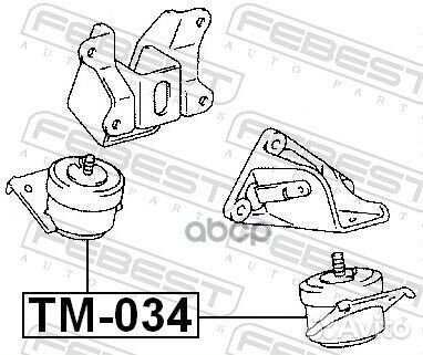 Опора двигателя TM-034 TM-034 Febest