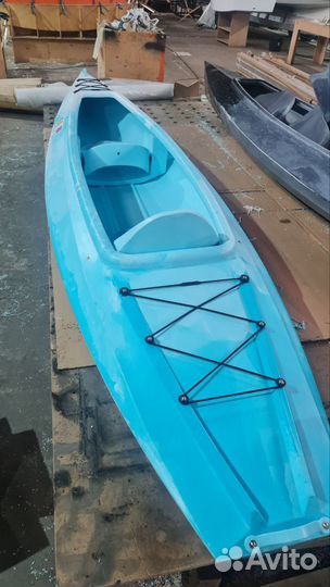 Каяк пластиковый 4 метра 2х местный