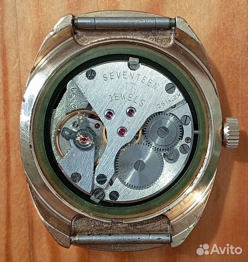 Часы Полёт, позолота