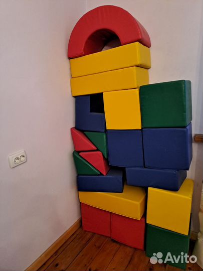 Мягкие кубики большие